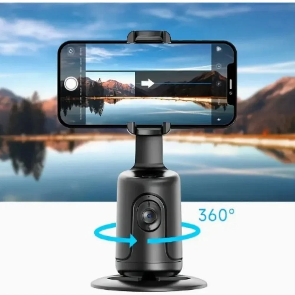 Auto Tracking Phone Holder, Auto Face Tracking Tripod, Portable All-in-one Smart